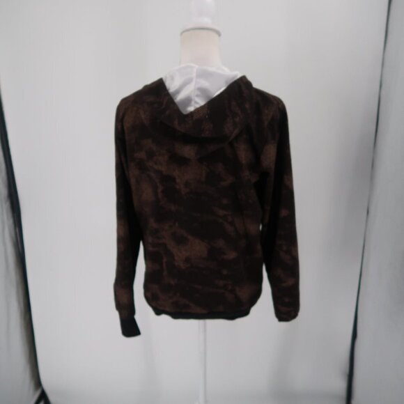 Adidas Men's Hoodie Black Brown Size Small - Picture 10 of 16